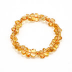 Handmade Raw Citrine Bracelet - Natural Irregular Stones-st-0031