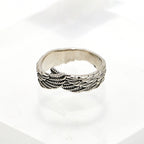Adjustable 925 Silver Ring - Wing Design Band-st-0038