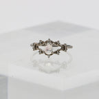 Moonstone Ring - 925 Sterling Silver Waterdrop Setting, Unique Delicate Design-st-0039