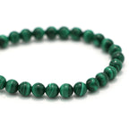 Handmade Malachite Bracelet with Gold Accents-st-0010