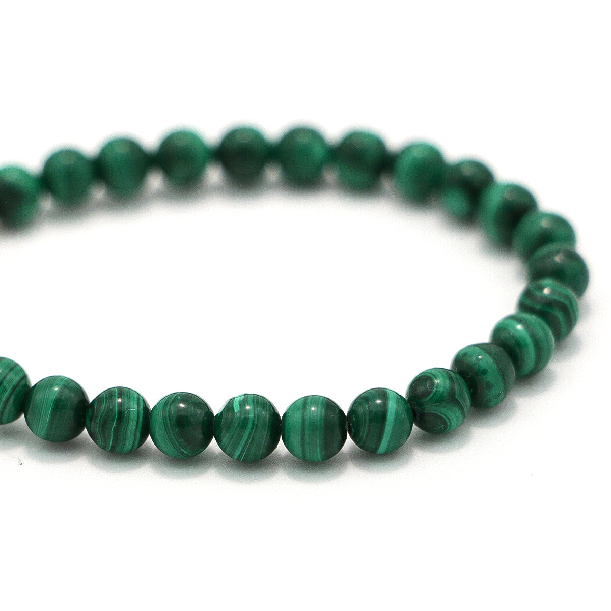 Handmade Malachite Bracelet with Gold Accents-st-0010